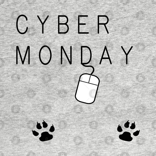 Cyber Monday T-Shirt - Funny Online Shopping Tee by Maan85Haitham